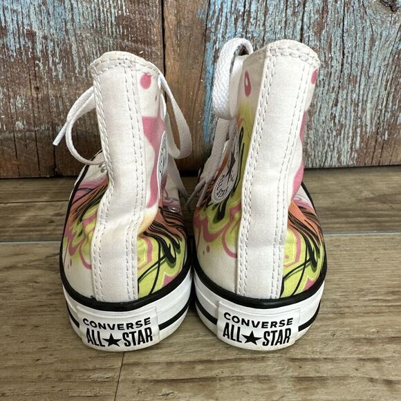 Converse Chuck Taylor All Star Women's size 7 Airbrushed High Top Sneakers - Picture 7 of 10